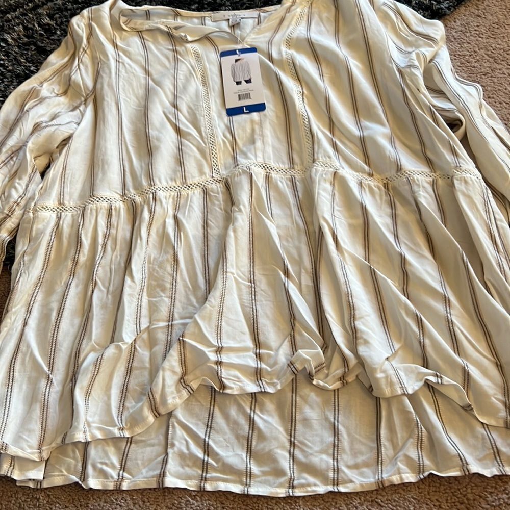 NWT fever blouse L - Picture 3 of 6